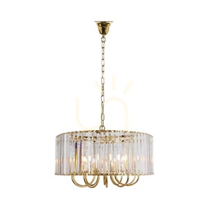 Zuma Line PARIS 1906/10 Kronleuchter – goldfarben, Glas, 60 cm, 10×E14 small 1