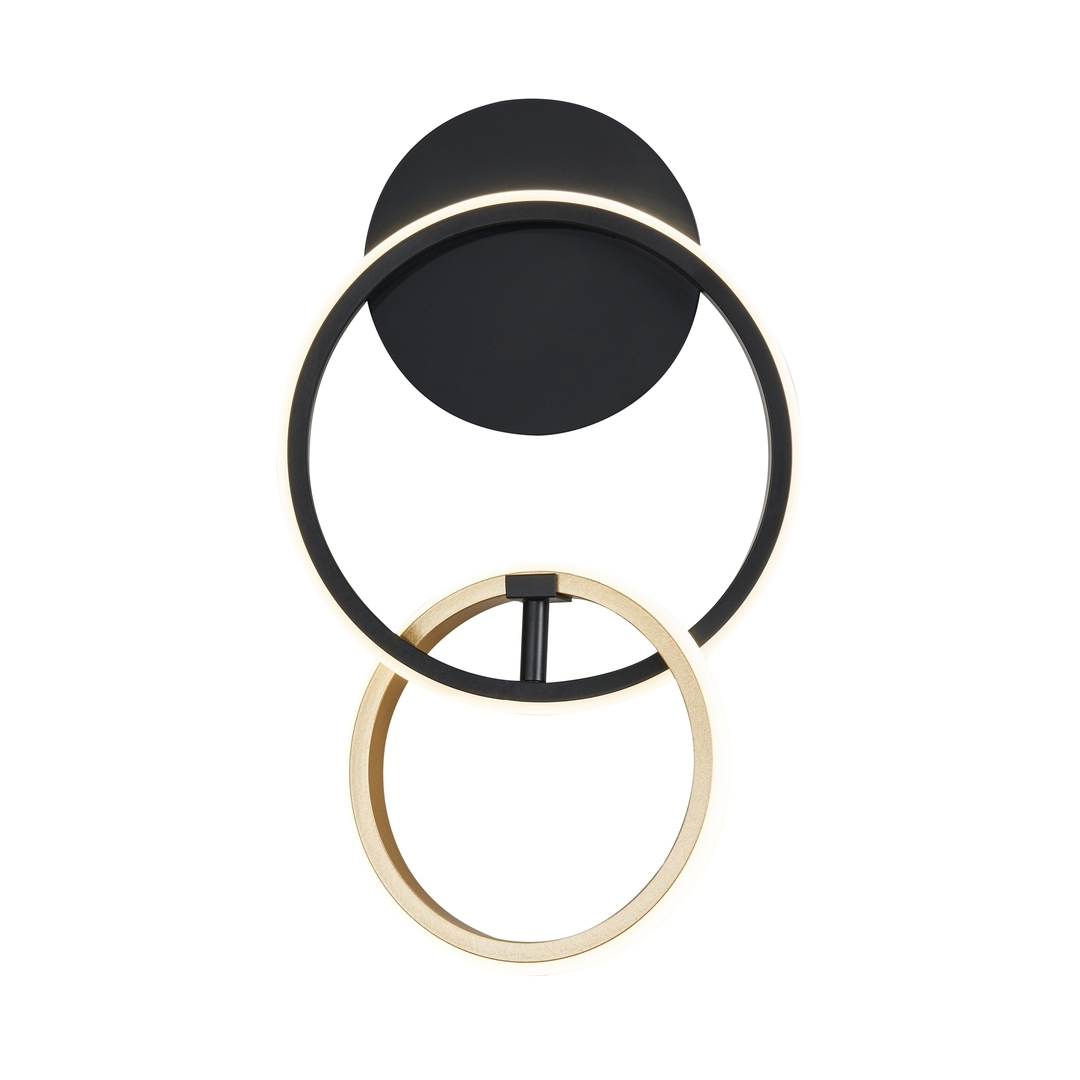 Prüfen Wandleuchte Zuma Line RANDO 20002W-GD CZARNO-gold Wandleuchte Zuma Line RANDO 20002W-GD CZARNO-gold
