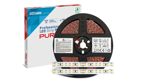 Prüfen LED-Streifen PRO 5Y 24V 640 LED 2835 SMD 12W 2700K RA90, 5 m