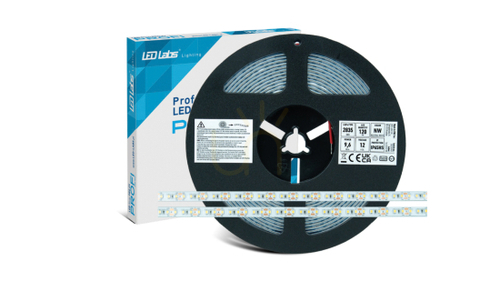 Prüfen Klebeband PRO 3Y 12V 600 LED 2835 SMD 9.6W NW RA90 HS, 5 m