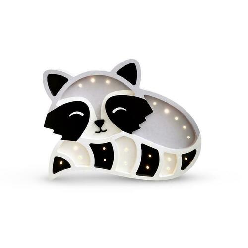 Prüfen Waschbär - handgefertigte Lampe
