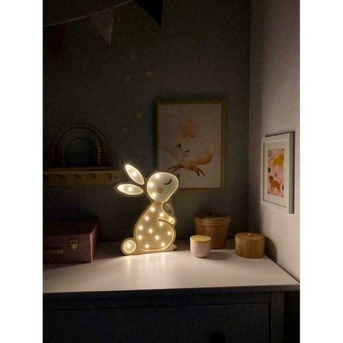 Prüfen Kinderzimmerlampe beige Bunny - handgefertigt