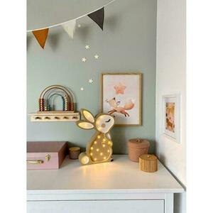 Kinderzimmerlampe beige Bunny - handgefertigt small 5