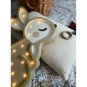 Kinderzimmerlampe beige Bunny - handgefertigt small 8