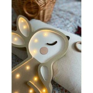 Kinderzimmerlampe beige Bunny - handgefertigt small 9