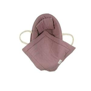 MUSSELIN GEPOLSTERT MOSE ABDECKUNG LILA small 3