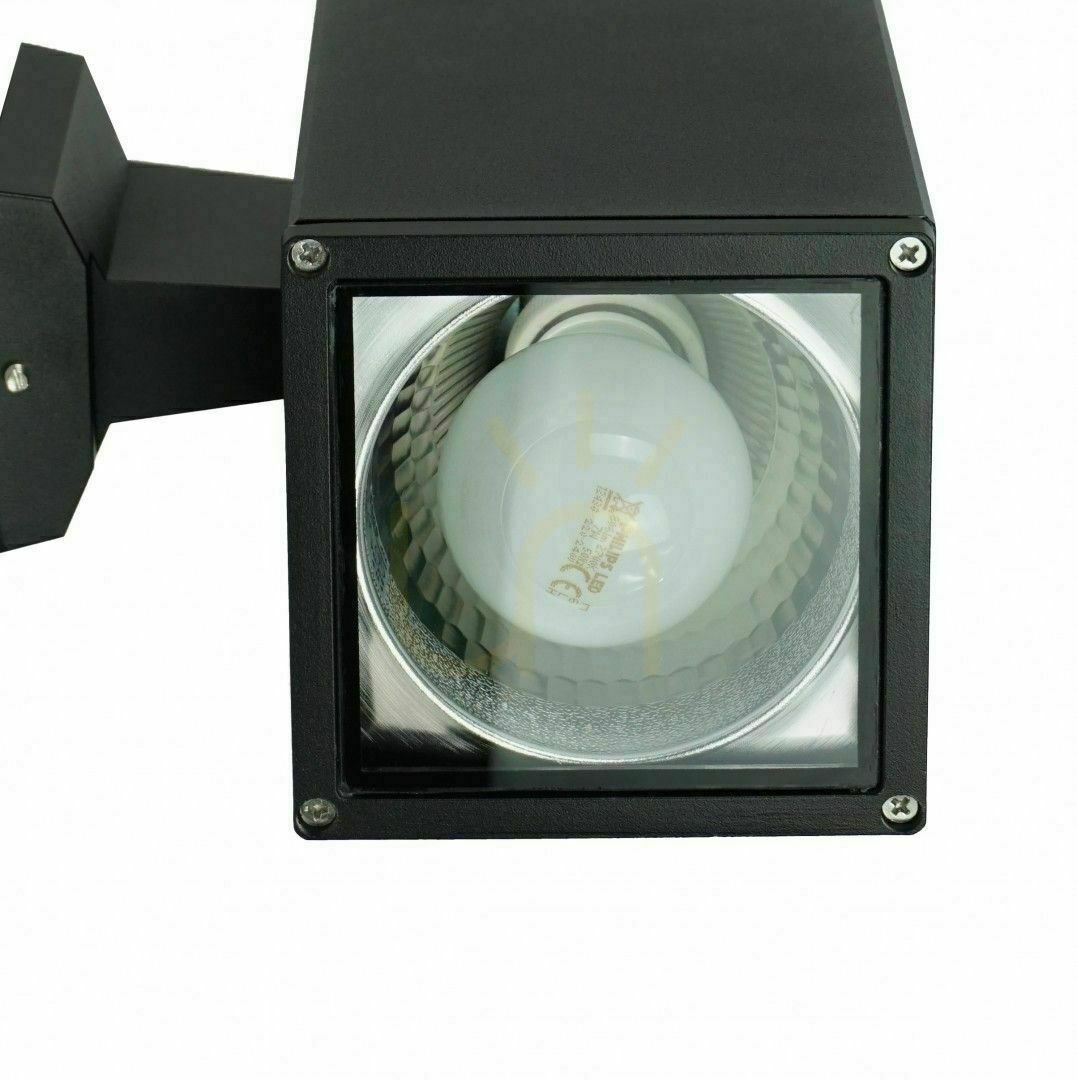 Vorschau Außenwandleuchte SU-MA Adela schwarz E27 IP54 Glas Aluminium 8002 BL Außenwandleuchte SU-MA Adela schwarz E27 IP54 Glas Aluminium 8002 BL