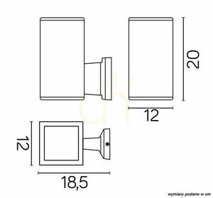 Außenwandleuchte SU-MA Adela schwarz E27 IP54 Glas Aluminium 8002 BL 3 Außenwandleuchte SU-MA Adela schwarz E27 IP54 Glas Aluminium 8002 BL small 3