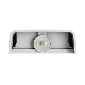 Lunarix 1 Wandleuchte 2 W Cct 230 V Ip54 Ra90 110x100x40 Mm Weiß, leuchtet auf/ab small 1