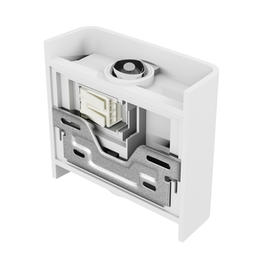 Lunarix 1 Wandleuchte 2 W Cct 230 V Ip54 Ra90 110x100x40 Mm Weiß, leuchtet auf/ab small 2