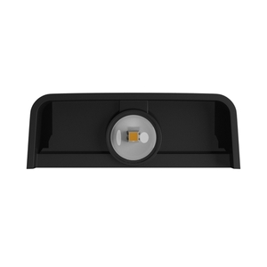 Lunarix 1 Wandleuchte 2 W Cct 230 V Ip54 Ra90 110x100x40 Mm Schwarz, leuchtet auf/ab small 1
