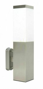 Außenwandleuchte SU-MA Inox Quadrotal Silber Edelstahl SS802-A small 0