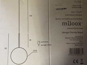 MILOOX 1744.70 JUGEN Pendelleuchte small 1