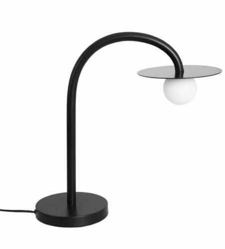 Prüfen Tischlampe Max Light Enigma T0053 schwarz Metall 45 cm LED 2W 3000K