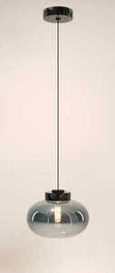 Pendelleuchte Max Light Moonstone P0515 Rauchglas Schwarzer Marmor 45 cm small 0