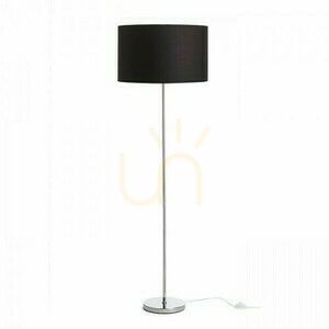 Nyc/Ron 40/25 Stehleuchte Monaco Taubengrau/Silbergrün Pvc/Chrom 230 V Led E27 11 W. small 3
