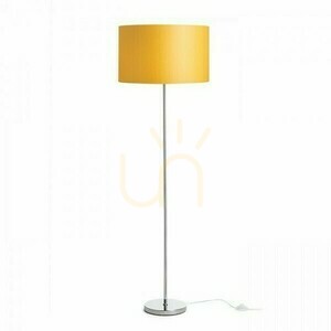 Nyc/Ron 40/25 Stehleuchte Monaco Taubengrau/Silbergrün Pvc/Chrom 230 V Led E27 11 W. small 0