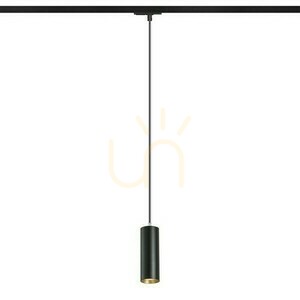Mavro Pendelleuchte für 1 Phase. Schiene Schwarz/Gold 230 V Led 12 W 38° 3000 K small 1