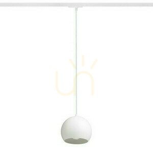 Agneta Pendelleuchte für 1 Phase. Schiene Weiß 230 V E27 40 W. small 1