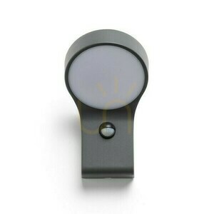 Elia Pir Außenwandleuchte Anthrazit 230 V Led 9 W Ip44 3000 K small 1