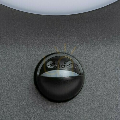 Prüfen Elia Pir Außenwandleuchte Anthrazit 230 V Led 9 W Ip44 3000 K