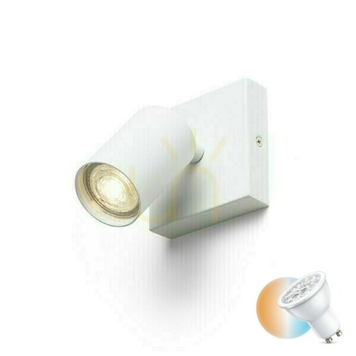 Prüfen Dude Sq White 230 V Led Gu10 9 Watt Anbaulampe.