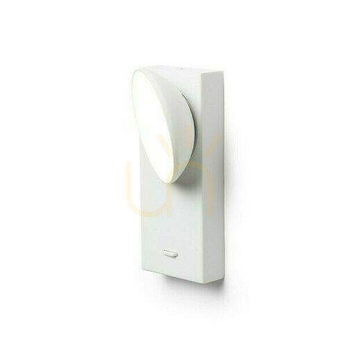 Prüfen Wandleuchte Eliseo Wandleuchte Weiß 230 V Led 5 W 3000 K
