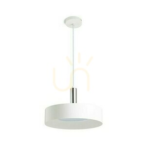 Giulia 40 Pendelleuchte Weiß Chrom 230 V E27 W. small 1