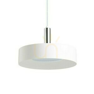 Giulia 40 Pendelleuchte Weiß Chrom 230 V E27 W. small 3