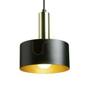 Pendelleuchte Rendl GIULIA 20 schwarz/goldbraun/Messing E27 15 W R13911 small 2