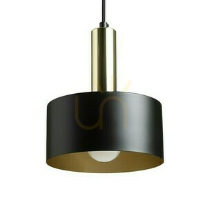 Pendelleuchte Rendl GIULIA 20 schwarz/goldbraun/Messing E27 15 W R13911 small 3
