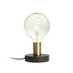 Algot Tischlampe Schwarz Gebürstetes Kupfer 230 V E27 40 W. small 0