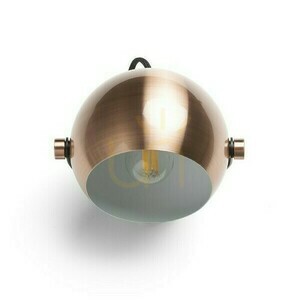 Agneta Gebürstetes Kupfer/Schwarz Anbaulampe 230 V E27 40 W. small 3