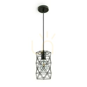 Ilusia Pendelleuchte Schwarz 230 V E27 42 W. small 4