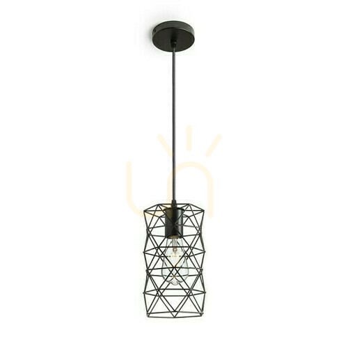 Prüfen Rendl ILUSIA Pendelleuchte schwarz E27 15 W R13892