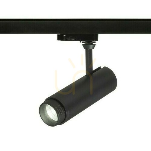 Prüfen Fokusstrahler 12 Dimm auf 3 Phasen. Schiene Schwarz 230 V Led W 10 60° 3000 K 4000 5000
