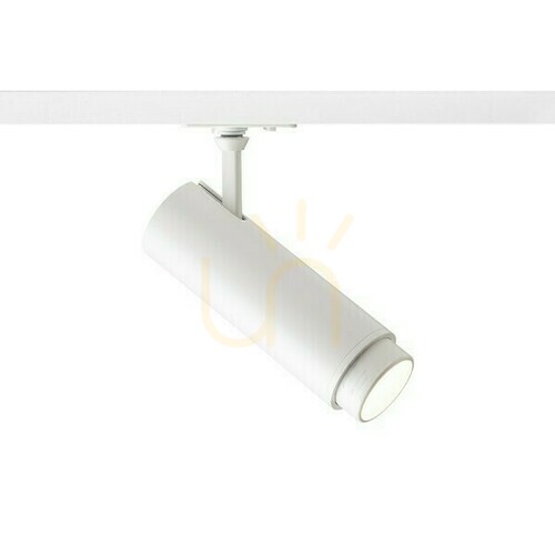 Prüfen Focus 20 Dimm auf 1 Phase Scheinwerfer. Schiene Weiß 230 V Led W 10 60° 3000 K 4000 5000