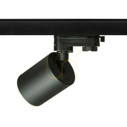Prüfen Dario Spotlight für 3 Phasen. Schienen Schwarz Gebürstetes Messing 230 V Gu10 9 W.