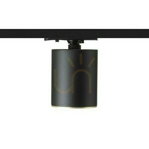 1-Phasen-Schienenstrahler Rendl DARIO R13871, schwarz / gebürstetes Messing, GU10 small 1