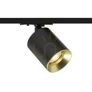 1-Phasen-Schienenstrahler Rendl DARIO R13871, schwarz / gebürstetes Messing, GU10 small 5