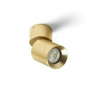 Dario Deckenanbaulampe gebürstetes Messing 230 V Gu10 9 Watt. small 1