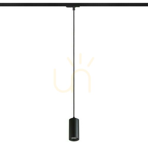 Prüfen Belenos Pendelleuchte Bis zu 1 Phase. Schiene Schwarz 230 V Led Gu10 9 W.