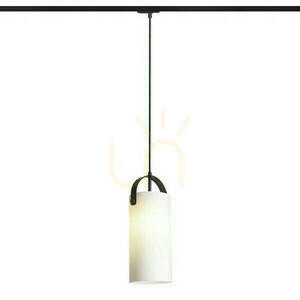 Stromschienen-Pendelleuchte Rendl JULIETTA 31 R13861 – Opalglas, schwarz, E27 small 2