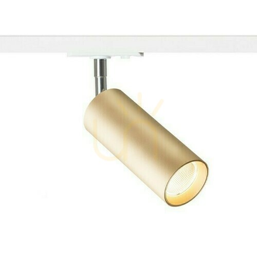 Prüfen Mavro-Reflektor für 1 Phase. Goldschienen 230 V Led 12 W 38° 3000 K