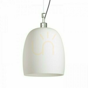 Coroa New 28 Opalglas/Chrom Pendelleuchte 230 V E27 53 W. small 3