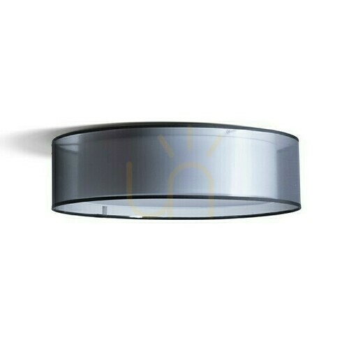 Prüfen Plafond Otis 60 Ceiling Transparent Schwarz/Weiß 230 V E27 4x28 W.