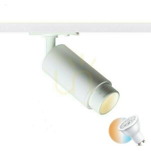 Optimus Reflektor für 1 Phase. Schiene Weiß 230 V Led Gu10 9 W 10 50° small 0