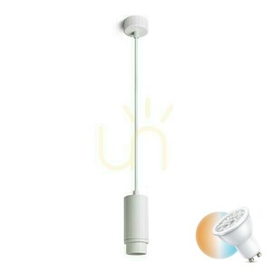 Optimus Pendelleuchte Weiß 230 V Led Gu10 9 W 10 50°. small 0