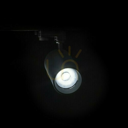 Prüfen Wish 30 Dimm To 3 Phase Spotlight. Schiene Schwarz 230 V Led W 36° 3000 K 4000 5000