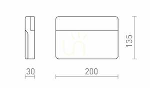 Rendl GAVIN LED-Außenwandleuchte anthrazit 13 W 3000 K IP65 R13756 small 6
